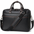 Schwarze Laptoptasche mit Schulterriemen