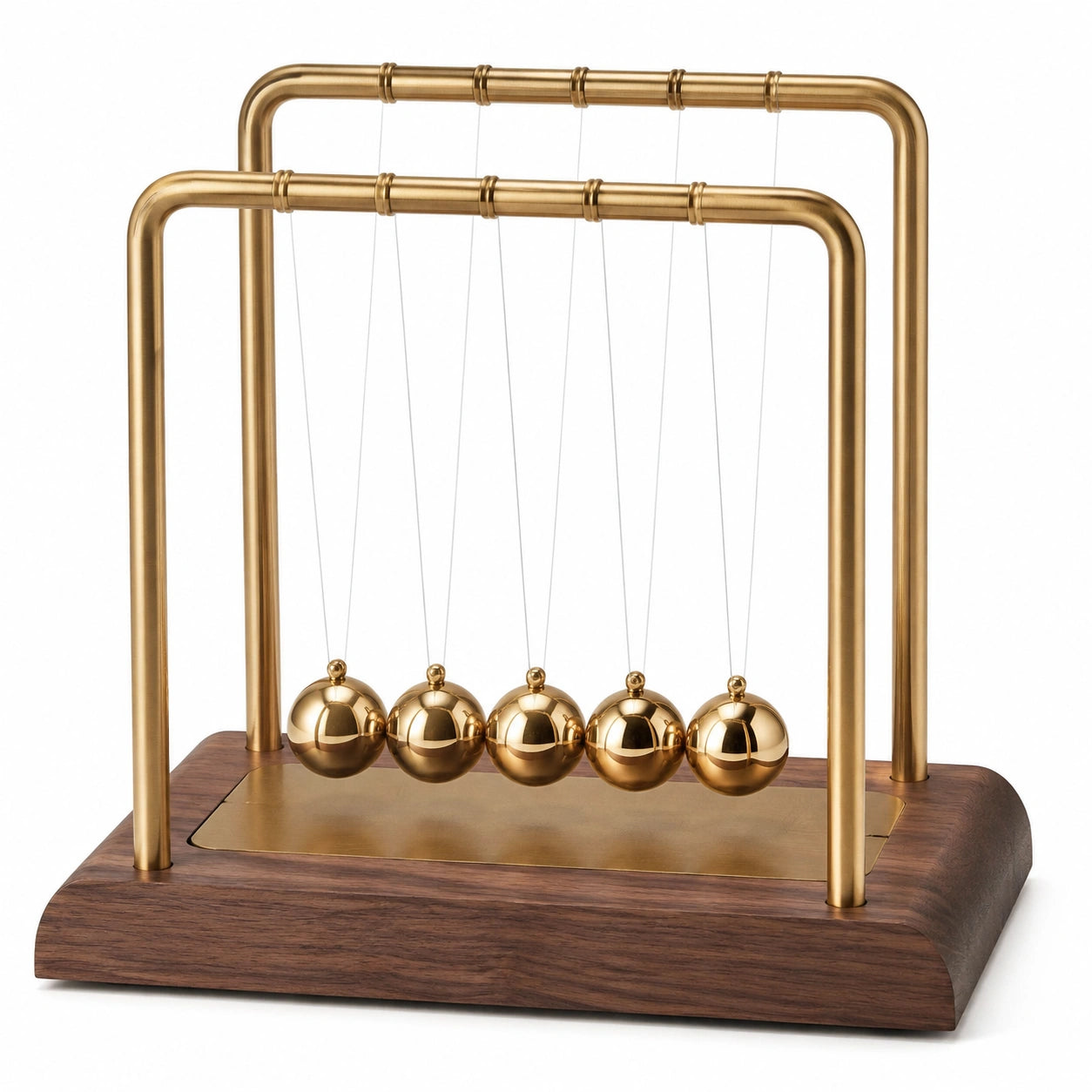 Newton Pendel Schreibtisch Dekoration Gold Braun