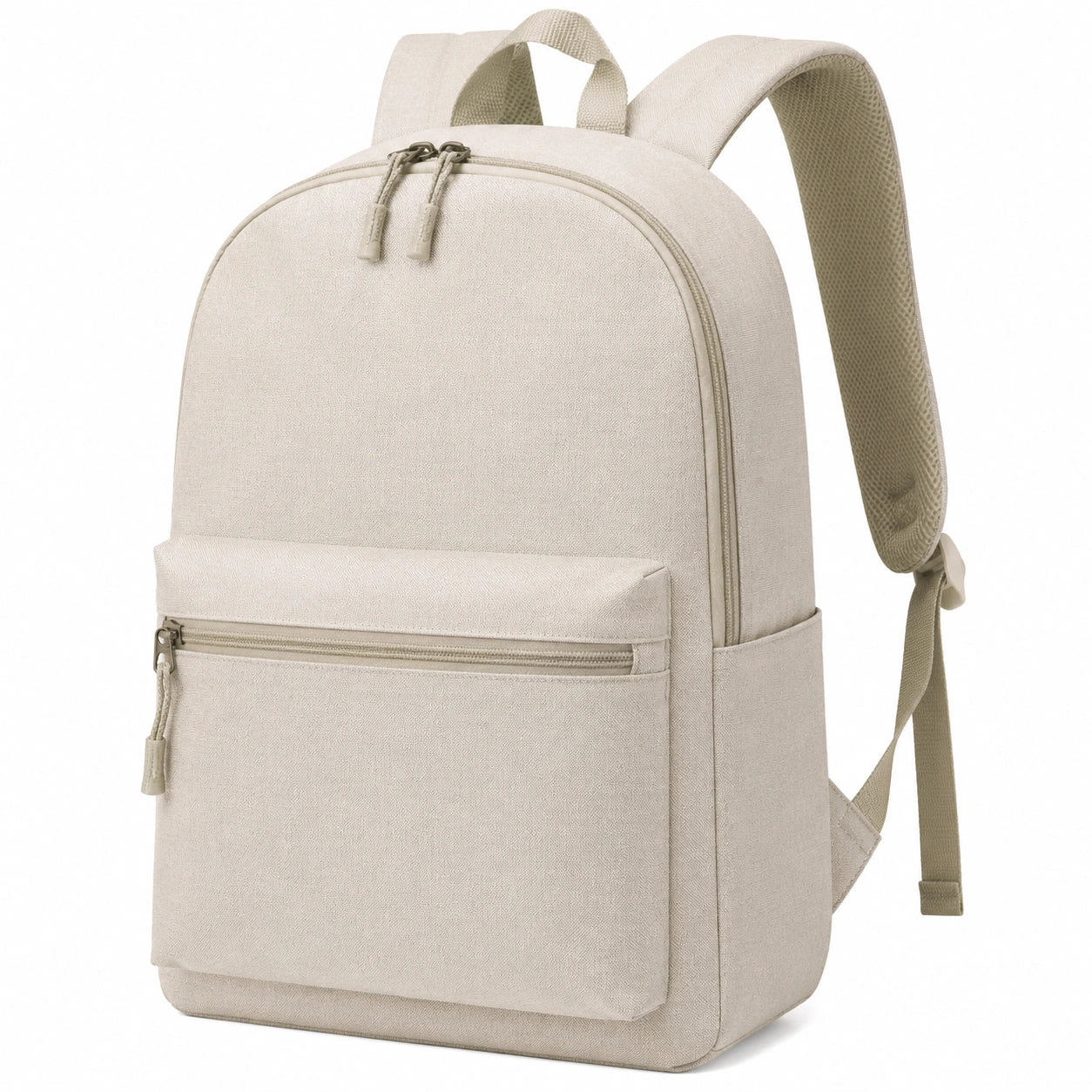 Moderner Rucksack Beige 25L mit verstellbaren Schultergurten