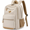 Beiger Rucksack mit Laptopfach und Zeitlosem Design