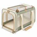 Tragbare Haustiertragetasche Beige/Grün