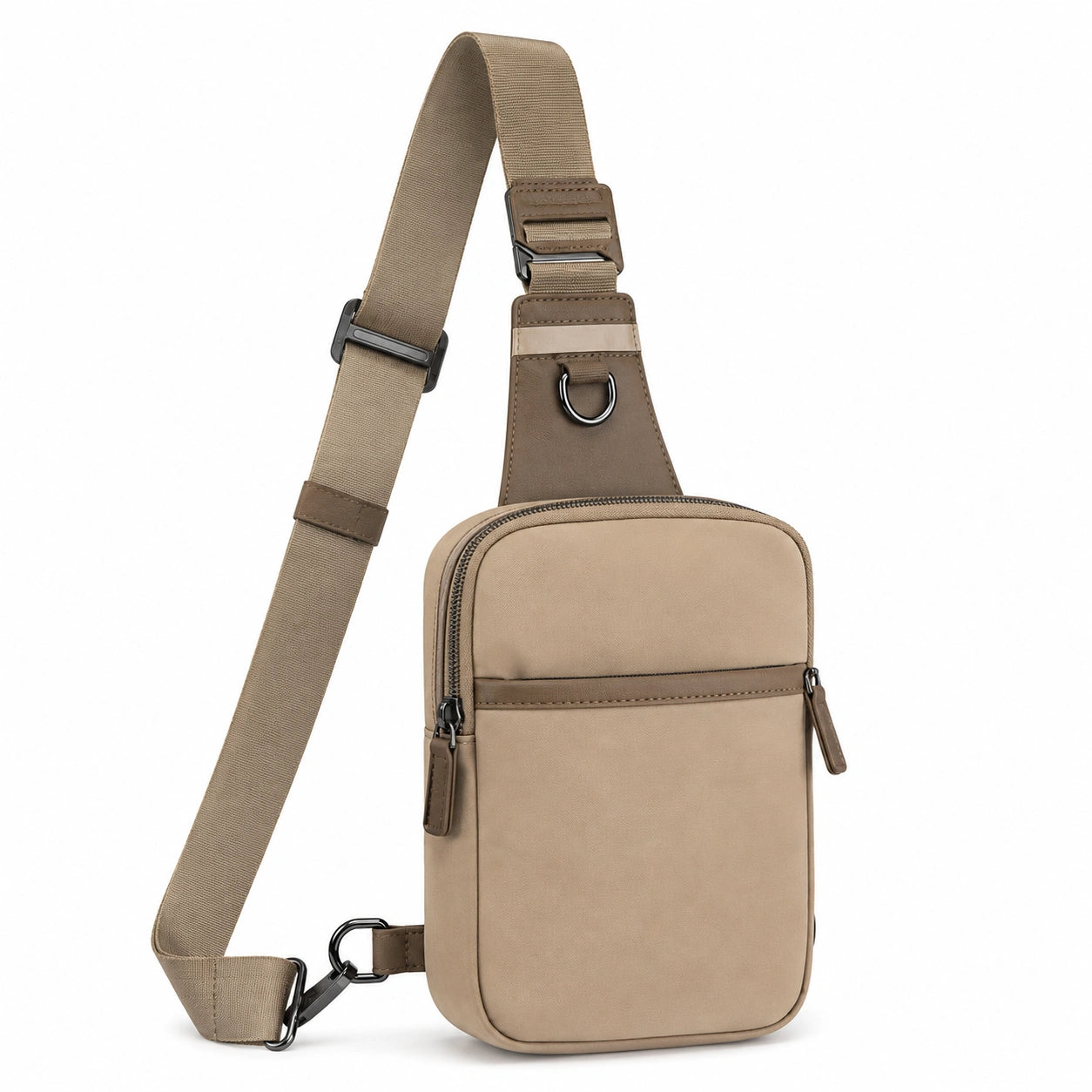Herren Umhängetasche Schultertasche Khaki 20x5x30cm